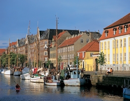 Christianshavns Canal with Fishing Vessels by Cees van Roeden - Visit Denmark